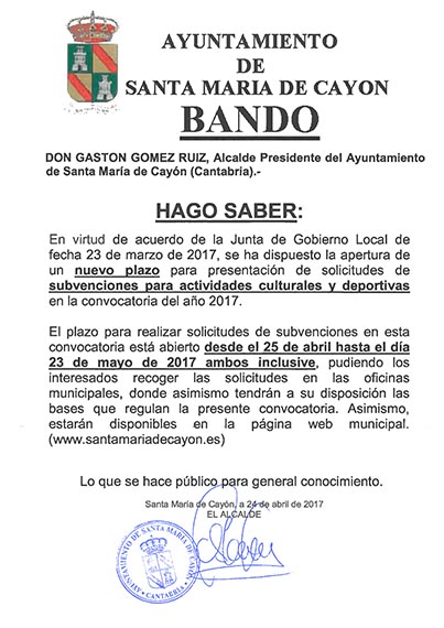 BANCOSUBVENCIONESCULTURALESYDEPORTIVAS2017